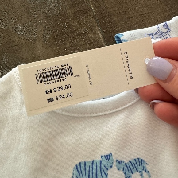 JANIE AND JACK NWT Two Size‎ Up Bodysuits 100% Cotton 0-3/3-6 months - Picture 2 of 4